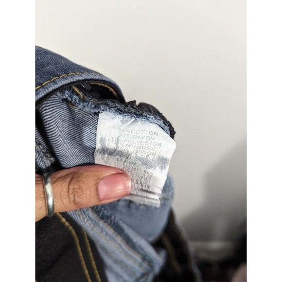 Democracy Blue Ab Technology Skinny Mid Rise Jeans Women Size 8 - Picture 7 of 7